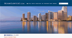 Desktop Screenshot of miamilawyer1.com