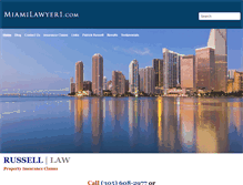 Tablet Screenshot of miamilawyer1.com